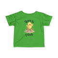 Infant Tee — "Born to Splash" Duckling Baby Shirt