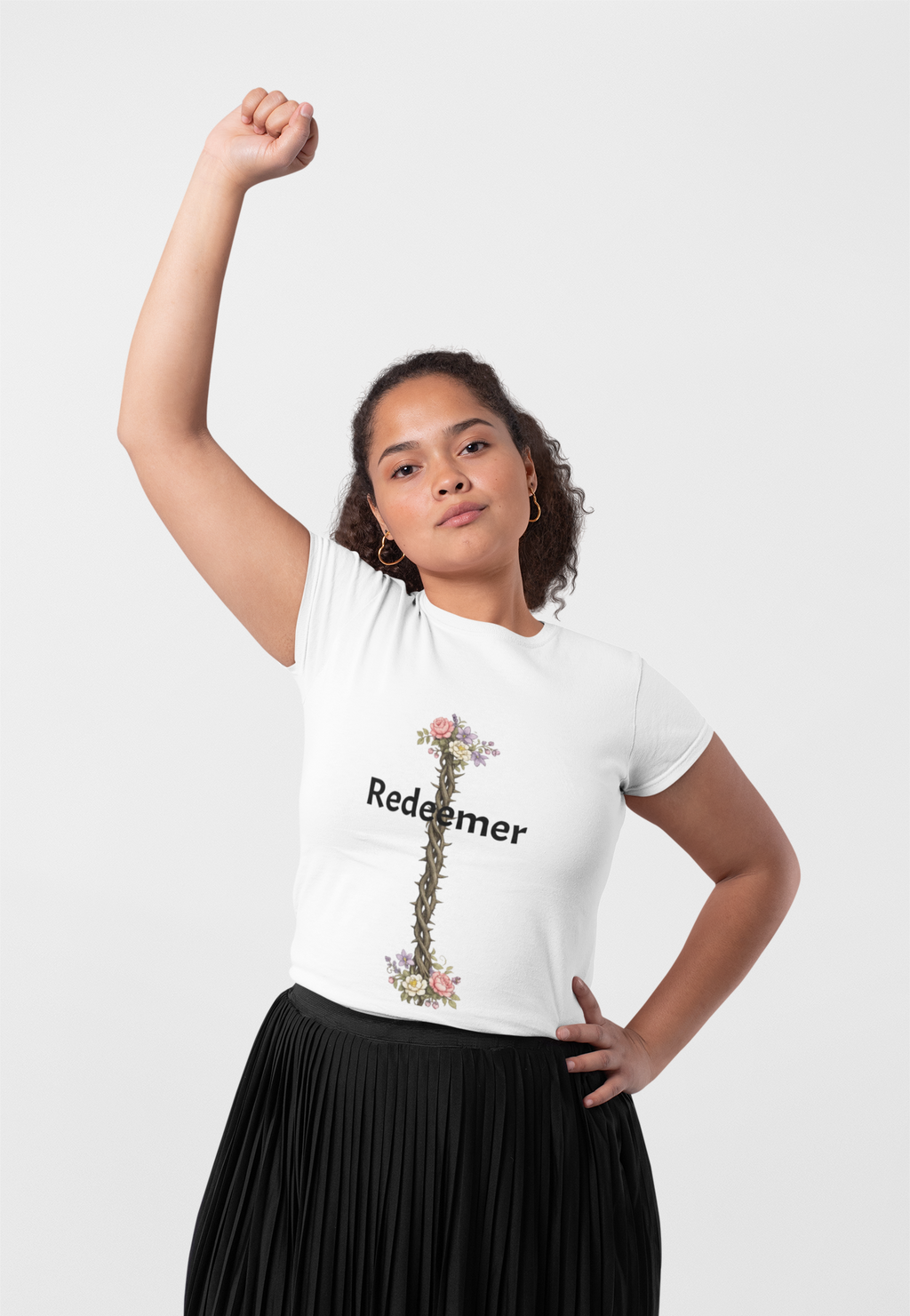 Redeemer Floral Crown T-Shirt