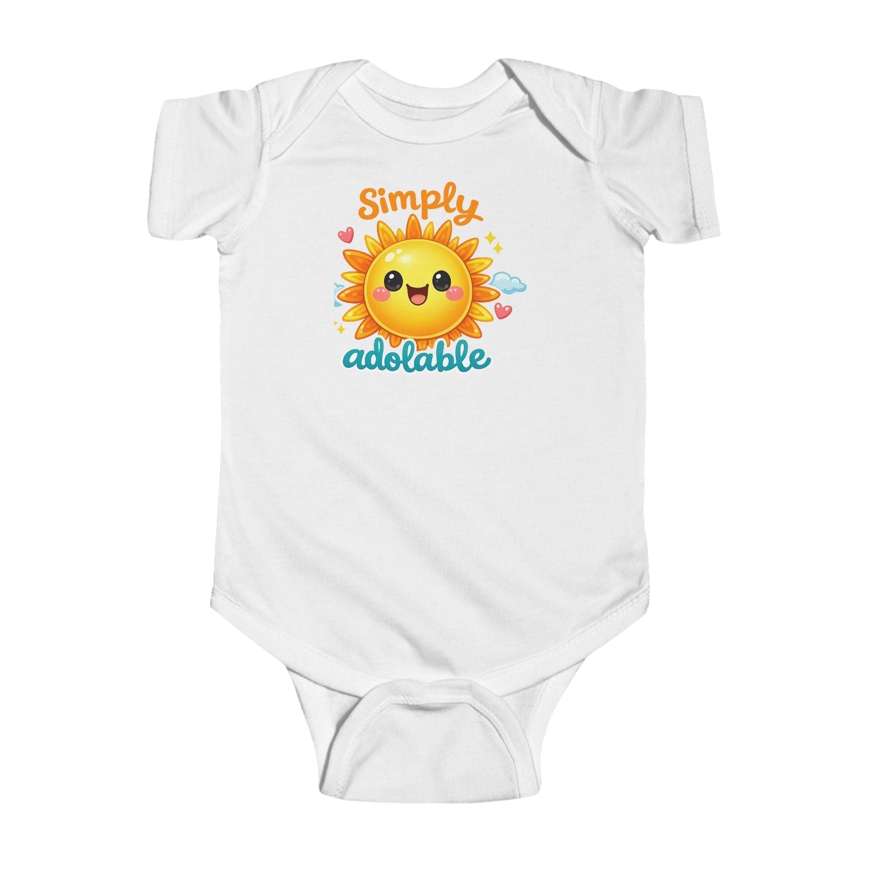Infant Bodysuit - "Simply Adolable" Sun Baby Cute Graphic