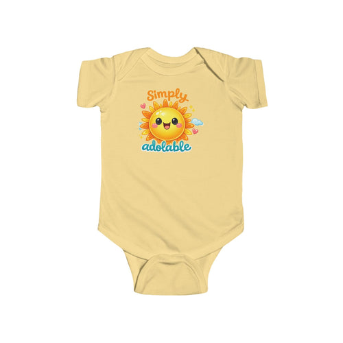 Infant Bodysuit - "Simply Adolable" Sun Baby Cute Graphic